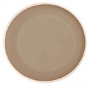 Ver imagem 2 de Kit 6 Pratos Raso Melamina Class Bege 27cm Wolff Cozinha Servir Mesa Posta Jantar Almoço