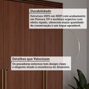 Ver imagem 5 de Guarda-Roupa Casal 6 Portas com Espelho Interno Giratório 263cm 100% MDF Turim Espresso Móveis Marrom/Jequitiba