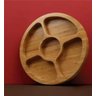 Gamela Petisqueira Bandeja Bamboo Mor Churrasco Servir 33cm Marrom - 3