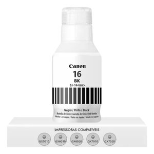 Tinta Canon Gi-16c Gi16c Preto|mega Tank Gx6010 Gx7010 Gx5010 | Original 167ml