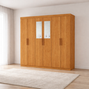 Ver imagem 2 de Guarda Roupa 6 Portas com 2 Espelhos Perla -grand Line