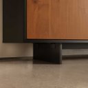 Ver mais imagens de Balcão Sala Buffet Madeira 180 cm Preto Castanho 4 Portas Arto Idimex