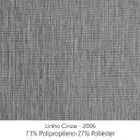 Ver imagem 5 de Sofá 2 Lugares 1,80m Estofado em Linho Cinza com Pés Metálicos - Living Lucadi Home