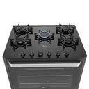 Ver imagem 3 de Fogão de Piso a Gás Fischer 5 Bocas Fit Line Trempe Iron Bivolt Preto