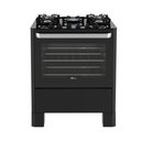 Ver imagem 2 de Fogão de Piso a Gás Fischer 5 Bocas Fit Line Trempe Iron Bivolt Preto