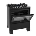 Ver imagem 4 de Fogão de Piso a Gás Fischer 5 Bocas Fit Line Trempe Iron Bivolt Preto