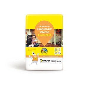 Argamassa Cimentcola Interno Aci 20kg Quartzo (45) Quartzolit