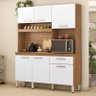 Cozinha Compacta Alamo 6 Portas e 1 Gaveta Amêndola/branco - Demóbile - 2