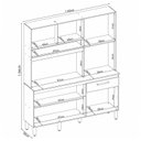Ver imagem 4 de Cozinha Compacta Alamo 6 Portas e 1 Gaveta Amêndola/branco - Demóbile