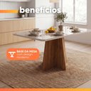 Ver imagem 7 de Conjunto Sala de Jantar Mesa 1,60m Moove 6 Cadeiras Milano Viero