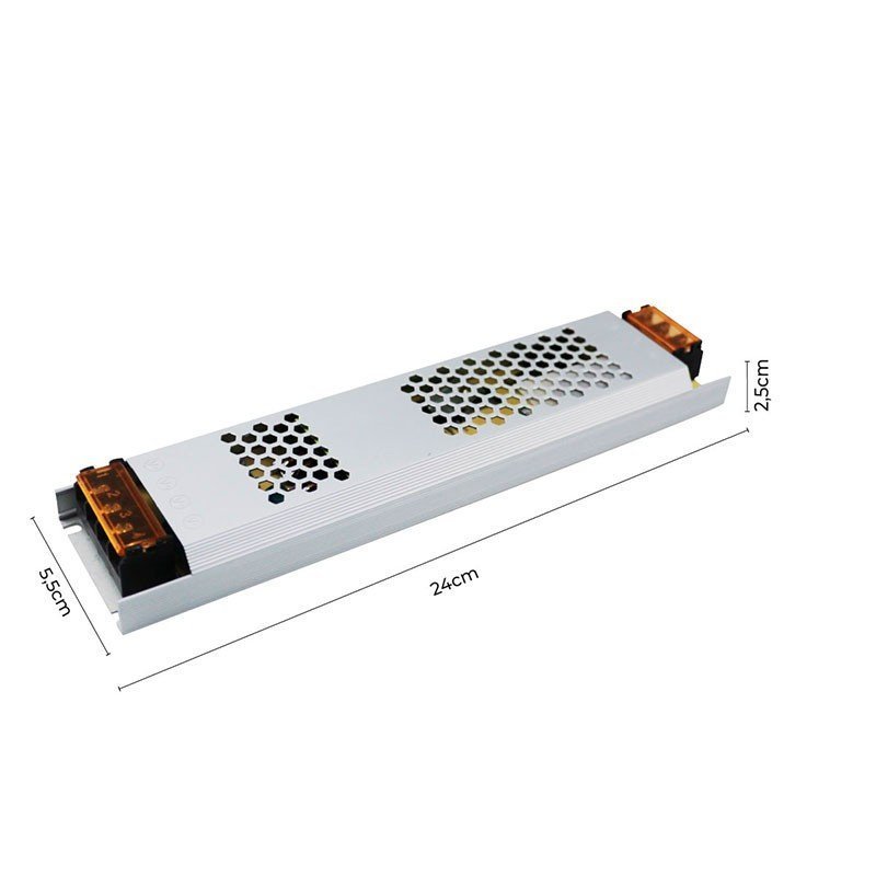 Fonte Dc 24v Slim Bivolt Nordecor 6,25a 150w - 3