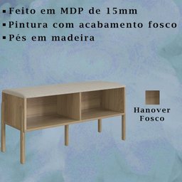 Sapateira Banco Oslo Pes em Madeira Hanover Artesano - 3