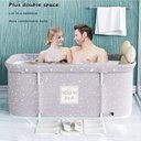 Ver imagem 2 de Banheira Dobrável Retangular com Acessorios Vg+