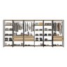 Guarda-Roupas Closet Modulado 405cm 6 Peças com 6 Gavetas e Cabideiros Multimóveis MP4322  - 4