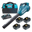 Ver imagem 1 de Soprador de Folha Makita 6 Velocidade c/4BAT 18V 5AH e Carregador Biv