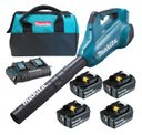 Ver imagem 1 de Soprador de Folha Makita 6 Velocidade c/4BAT 18V 5AH e Carregador Biv