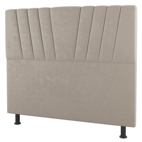 Cabeceira Cama Box Casal Dublin 140cm Linho Bege - Desk Design