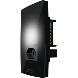 Luminária Luz de Emergência Led + Tomada 20a Embutir 4x2 Preto Dometek Diamond 4x2 - 2