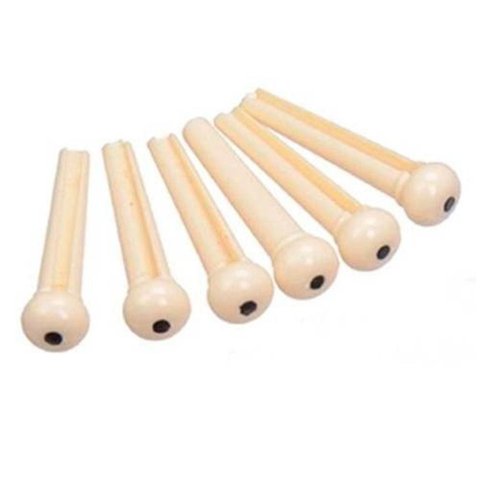 Pino para Cavalete de Violão Aço Csp1 Creme 6 Unidades