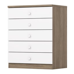 Quarto de Bebê com Guarda-Roupa 3 Portas Cômoda e Berço Faz de Conta Espresso Móveis - 12