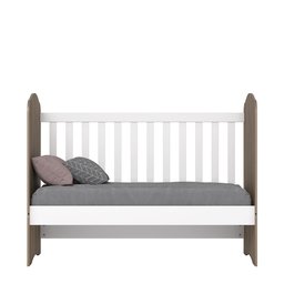 Quarto de Bebê com Guarda-Roupa 3 Portas Cômoda e Berço Faz de Conta Espresso Móveis - 13