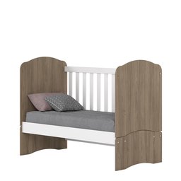 Quarto de Bebê com Guarda-Roupa 3 Portas Cômoda e Berço Faz de Conta Espresso Móveis - 12