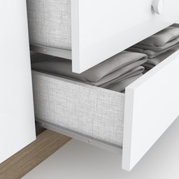 Quarto de Bebê com Guarda-Roupa 3 Portas Cômoda e Berço Faz de Conta Espresso Móveis - 18
