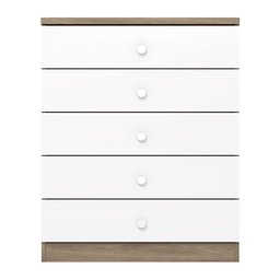 Quarto de Bebê com Guarda-Roupa 3 Portas Cômoda e Berço Faz de Conta Espresso Móveis - 6