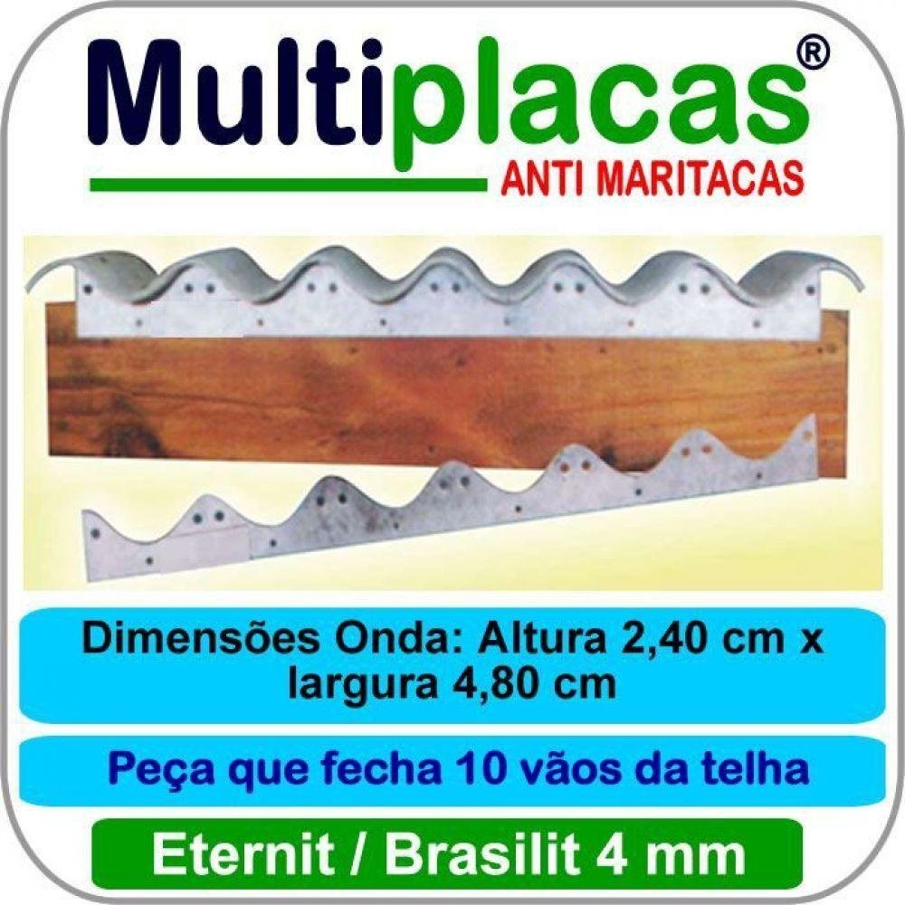 Placa Anti Maritacas 4 Mm Kit 16 Peças - 1