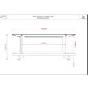 Ver imagem 4 de Mesa de Centro para Sala de Estar Retangular Frizz
