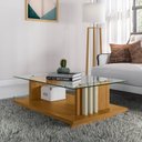 Ver imagem 2 de Mesa de Centro para Sala de Estar Retangular Frizz