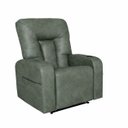 Ver imagem 4 de Poltrona Lift Elevação Rover Reclinável Elétrica Suede Cinza - Sallar Home