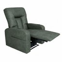 Ver imagem 5 de Poltrona Lift Elevação Rover Reclinável Elétrica Suede Cinza - Sallar Home