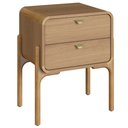 Ver imagem 1 de Mesa de Cabeceira 500 com 2 Gavetas Arcos - Hanover