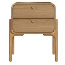 Ver imagem 3 de Mesa de Cabeceira 500 com 2 Gavetas Arcos - Hanover