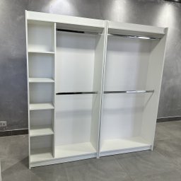 Kit Expositor Roupas Multiuso e Arara Nicho Lateral Branco 185x184x32cm - Deep - 2