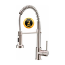 Ver imagem 1 de Torneira Gourmet Cozinha Monocomando 50cm Luxo Inox Escovado