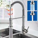 Ver imagem 4 de Torneira Gourmet Cozinha Monocomando 50cm Luxo Inox Escovado