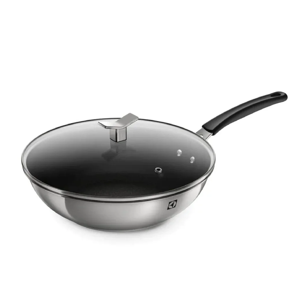 Panela Wok Aço Inox Antiaderente Electrolux 28cm - 2