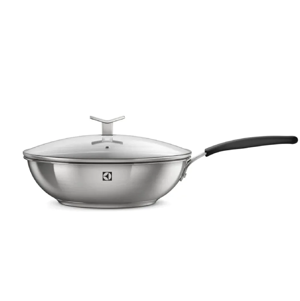 Panela Wok Aço Inox Antiaderente Electrolux 28cm - 1