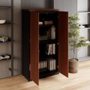 Ver imagem 7 de Armário Alto 160cm para Escritório 2 Portas com Chave Corporate F5