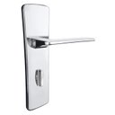 Ver imagem 1 de Fechadura Banheiro Safira Espelho Cromado 55mm União Mundial