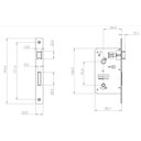 Ver imagem 2 de Fechadura Banheiro Safira Espelho Cromado 55mm União Mundial