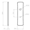 Ver imagem 4 de Fechadura Banheiro Safira Espelho Cromado 55mm União Mundial