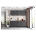 Ver imagem 3 de Cozinha Modulada Firenze Fi0008 Avena Grafito - Demóbile