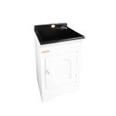 Ver imagem 1 de Gabinete Tanque Esfregador 20L Área de Serviço Branco/Preto 004