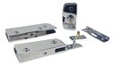 Ver imagem 2 de Kit 01 Instalação Porta de Vidro Pivotante V/a - Cromado - Aluminio