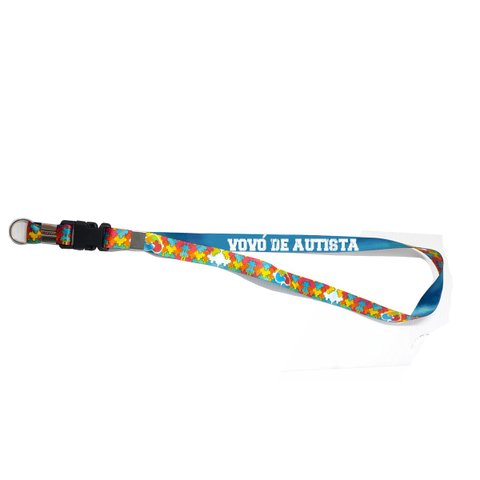 Kit Presente Sou Vovó de Autista Com Caneca + Chaveiro e Cordão Puzzle Reidopendrive HAKAU5