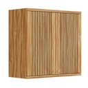 Ver imagem 1 de Armário Aéreo de Cozinha 80 Cm Sauvignon 2 Portas 1 Prateleira 100% Mdf Amêndoa - Rio Doce