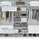 Ver mais imagens de Guarda Roupa Casal 3 Portas de Correr 6 Gavetas 270,5cm Spazio 100% MDF